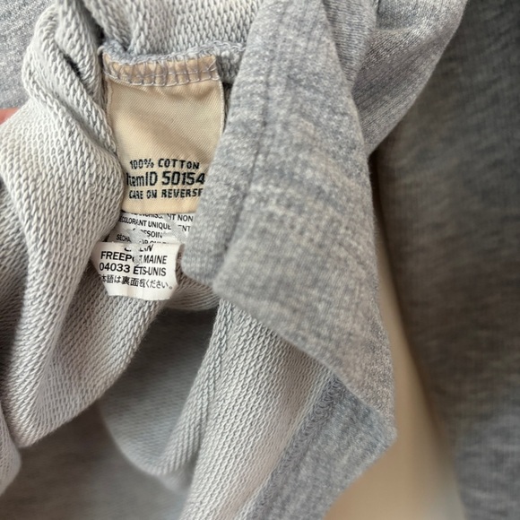 L.L. Bean Women’s Soft Rugby Shirt Pullover Quarter Button Size Small Gray Blue - Picture 6 of 10